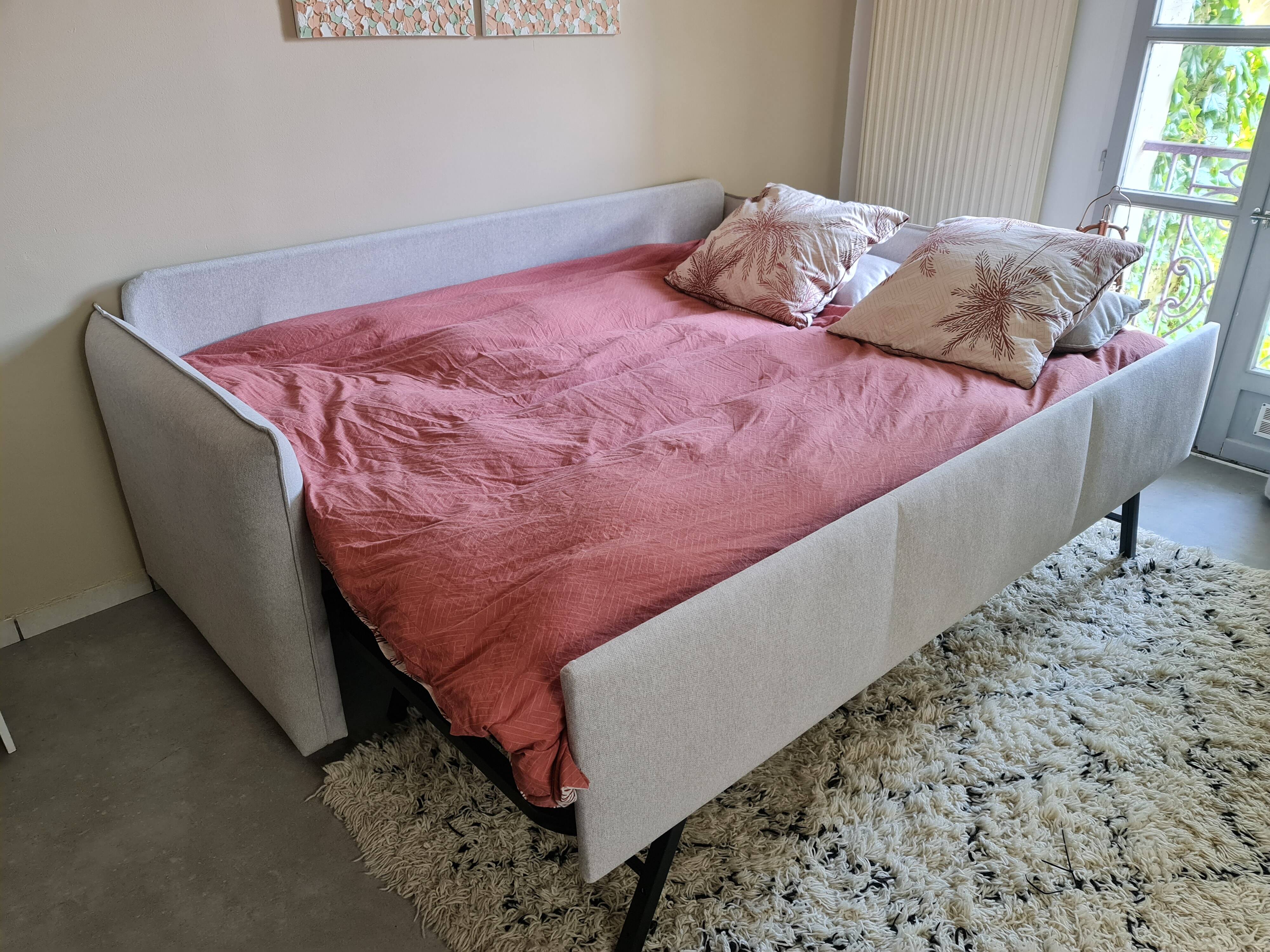 sofá cama Emma abierto